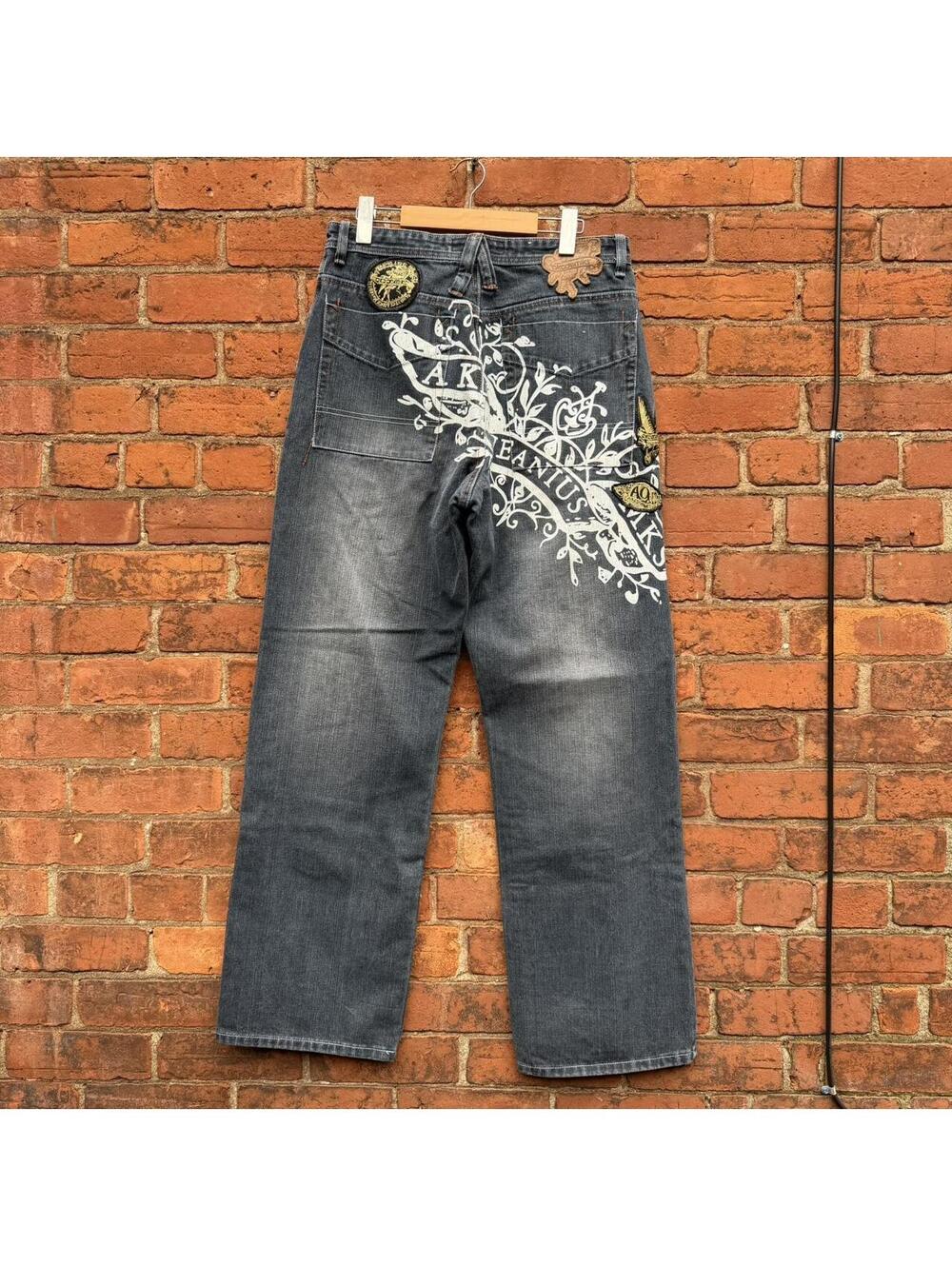 vintage akademiks AD jeanius jeans 00s 30x32